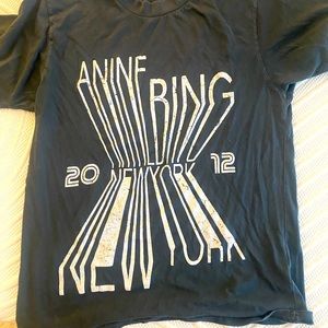 Anine Bing graphic logo New York tee
